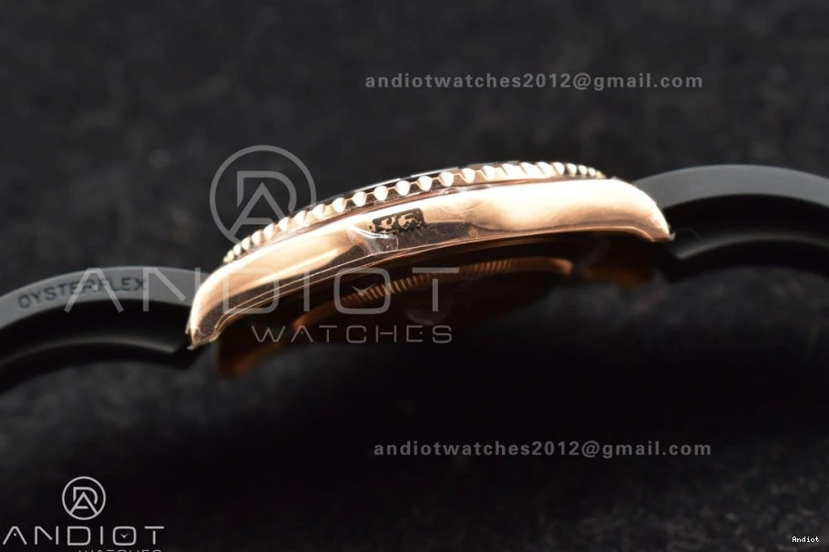 126655 Ceramic Edition Rubber VS3235 Oysterflex on Strap Bezel Yacht-Master Black Best VSF 1:1 0318